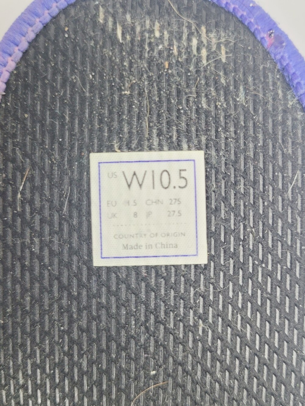 Rothy's The Chelsea Boots Size 10.5 Lilac Gray Knit Ankle Sneakers Sustainable - Picture 7 of 8
